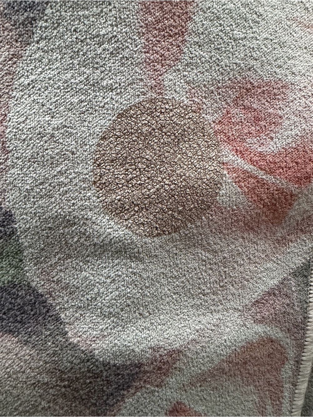 manduka Gray and Pink Yogitoes Skidless Yoga Towel - Picture 4 of 4